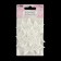 Knitted elements "Stars", d = 4 cm, 10 pcs, white color