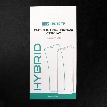 Krutoff protective glass, for Realme 8i, hybrid, full glue-4