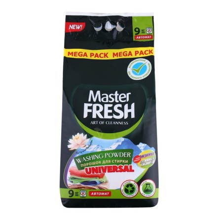 Washing powder Master Fresh Universal, 9 kg