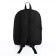 School textile backpack with mount for the Nice Try skate, 38x29x1 cm, black color, lightning department