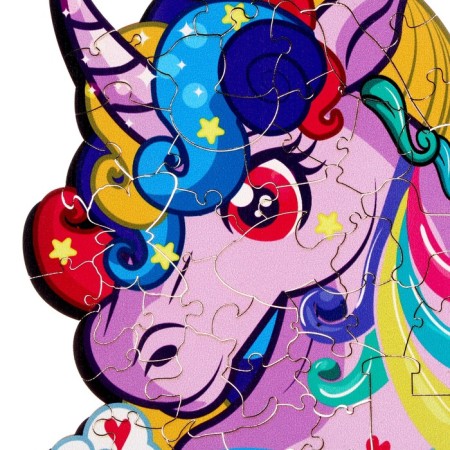 Figure puzzle "Unicorn", series "Funny toys"-2