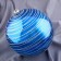 Ball plastic D-20 cm "Jupiter" blue