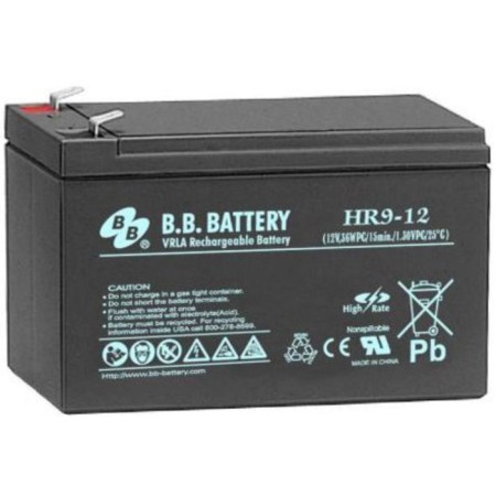 Battery for UPS BB HR 9-12, 12 V, 9 Ah