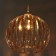 Lamp Bayerlux 7330/1, 1he27 15W, brown/transparent 31x24+60 cm