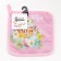 Graduation of the share "Easter cake" 17x17 cm, 35% cotton, 65% PE, Vatin 250 g/m2