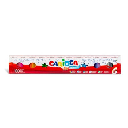Fleeters are 36 colors 100 pieces, Carioca "Joy", a thin tip, persistent, easily washed off and non -toxic ink, maxi packaging. Cardboard pencil case