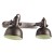 2 lamps are brown