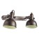 Martin 2x40W E14 Brown 11x36x23 cm