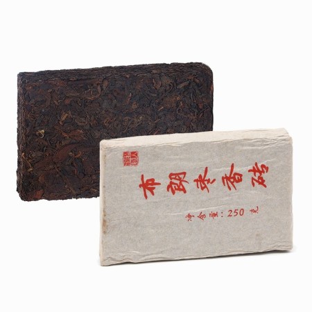Chinese sustained black tea "Shu Puer Bulang Zao Xiang Zhuan", 250 g, 2020, brick