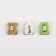 A set of plastic badges "Merry Party", 3 pcs, 2.1 x 2.9 cm
