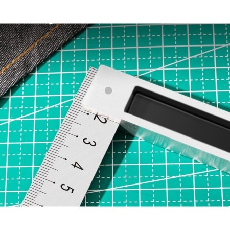 Triangular ruler deli DL303150 104520, stainless steel, 150 mm-2