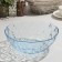 Glass salad "Estrella", 2.54 l, d = 23.5 cm, blue color
