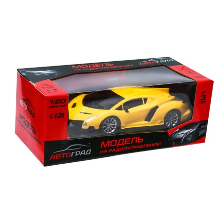 The machine is on the radio control, works from batteries, yellow color-4