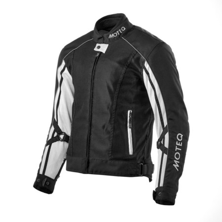 Textile jacket Moteq Rebel, men's, black/white, m-1