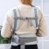 Backpack-Kenguru/hips with pocket, color gray