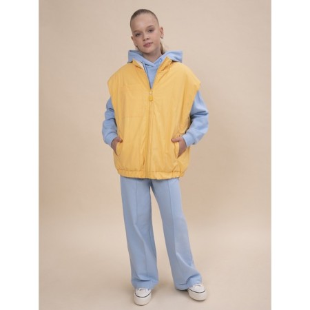 Vit for girls, height 122 cm, yellow color-3