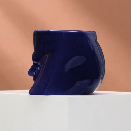 Ceramic mug "your former" blue, 260 ml, blue color-1