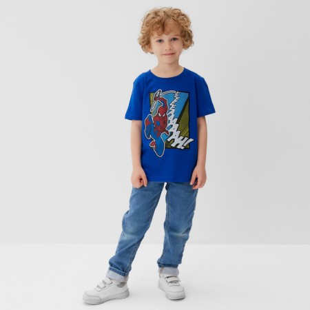 Children's T-shirt "Spidey" Spider-Man, height 110-116, blue-2