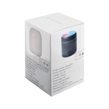 Moisturizer HM-3, ultrasonic, 0.3 l, 2 W, backlight, USB (included), gray-7