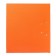 A4, 75 mm registrar, calligrata, PVC, embossing "Len", metal edging, pocket for a spine, collected, orange, mix