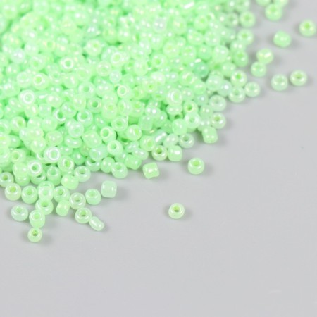 Glass 12/0 "Green Tea" translucent mother -of -pearl 450 grams