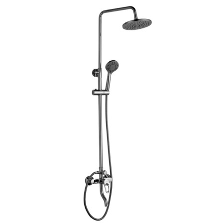 Rossinka B35-46 bathtub mixer, one-handed, with upper watering can, chromium color