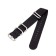 Solomon watch strap, 24 mm, l-27 cm, black