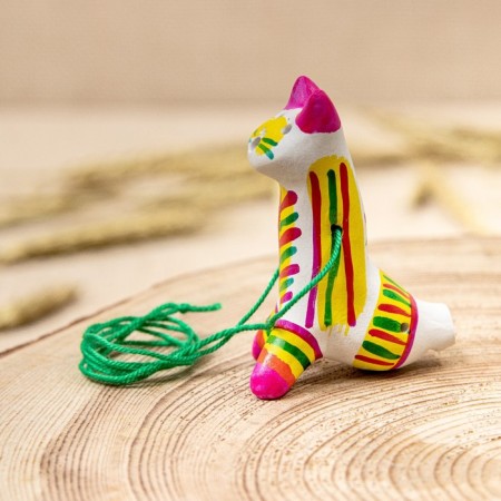 Filimonovskaya toy - whistle "Kotik"-4