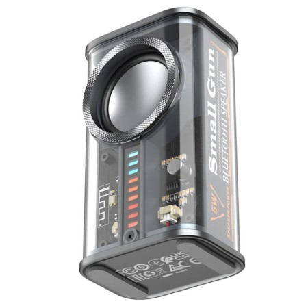 Portable column byz K07, 5 watts, 600 mAh, TT 5.1, TWS function, black-2