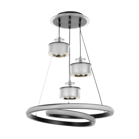 Lamp with PDD "Rimini" LED 96W 3000-6000K Black 50x50x14-114 cm
