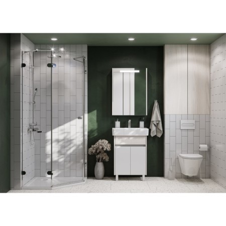 Tumbling under the Aquaton Verdi Pro, 60 cm, white color, Factory ash-5