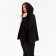 Female set (sweatshirt, pants) minku: Home Comfort Black color, rr 54