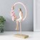 Polystone souvenir "Girl sits in a pink ring with flowers" 16x6x25.5 cm