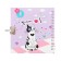 Gift notebook, 45 sheets, line, on the castle, on the crest, cat (13x13.5cm)