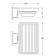 Soap holder, matte crystal, chrome, fbs
