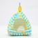 Suspended house-pyramid "Banans", 14 x 14 x 14 cm