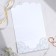 Wedding invitation: with the ribbon "Heart", 13 x 11 cm