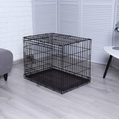 Dogs for dogs No. 3 with a pallet, folding, 76 x 56 x 60 cm-3