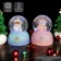 Souvenir Polystone Water Ball Light "Baby in a costume with a pet" mix d = 6.5 cm 9.5x7x7 cm
