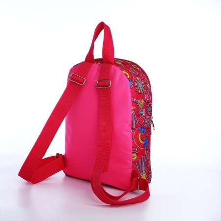 Baby backpack on lightning, pink color-3