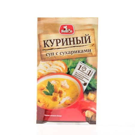 Chicken soup with crackers "Preston", 16 g