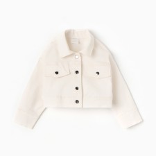 Small shirt upper reproach. Children's baby I, height 74-80 cm, milk