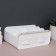 Organizer for storage, 9 sections, 26 × 16.5 × 10 cm, white color