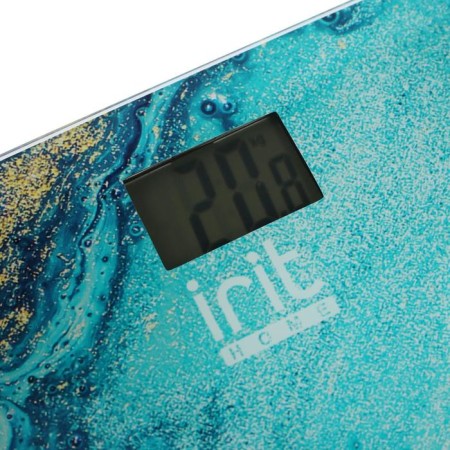 Floor scales IRIT IR-7272, electronic, up to 180 kg, 2HAAA, glass, drawing-2