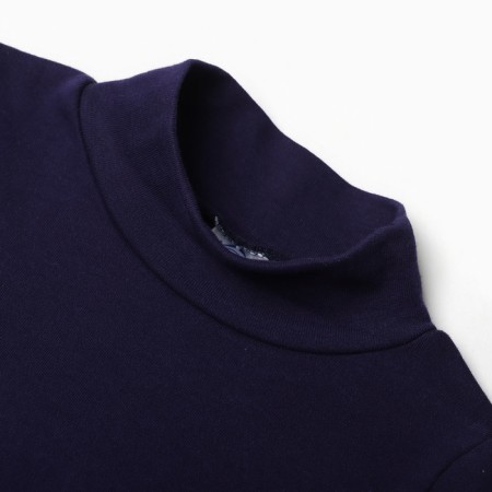 Turtleneck for a boy, dark blue color, height 110 cm-1