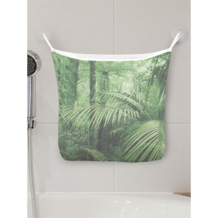 Organizer in a bath on suction cups "Forest Fern", for storing toys and trifles, size 33x39 cm