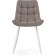 SHELS on a metal frame Chelsea Metal/velor, white/dark gray 50x60x80 cm