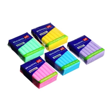 Polymer baked clay Brauberg Art, 36 colors x 20 g, in a box, with accessories-6