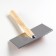 Puddera Wood is large narrow with drops, 12 x 13 cm, wooden handle