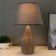 Bulbed lamp 16505/1 E14 40W gray 22x22x38 cm Risalux